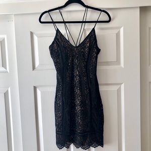 Topshop Lace Going Out Dress